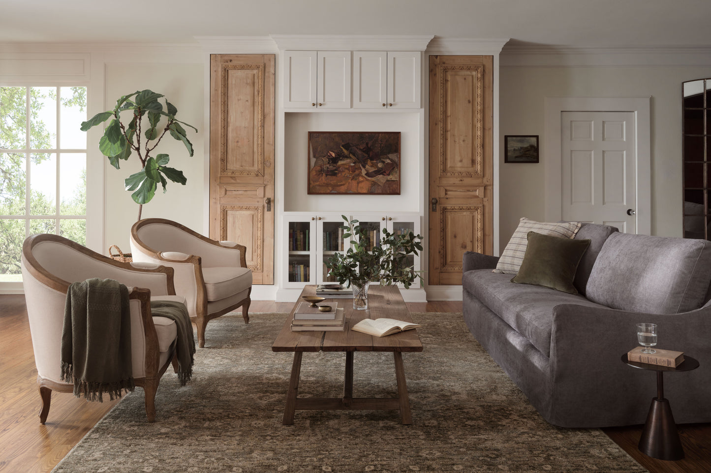 Magnolia Home by Joanna Gaines x Loloi Junie  Lagoon Natural Traditional