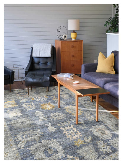 Limited Jimbour JIM - 101 WATER BLUE Transitional Knotted Rug - Rugs - Limited - Atlanta Designer Rugs