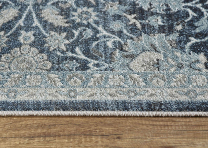 Dynamic Rugs Juno 6883 Blue Transitional Machine-Made Rug