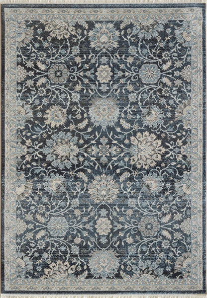 Dynamic Rugs Juno 6883 Blue Transitional Machine-Made Rug