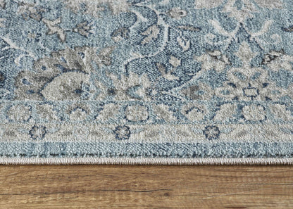 Dynamic Rugs Juno 6883 Light Blue Transitional Machine-Made Rug