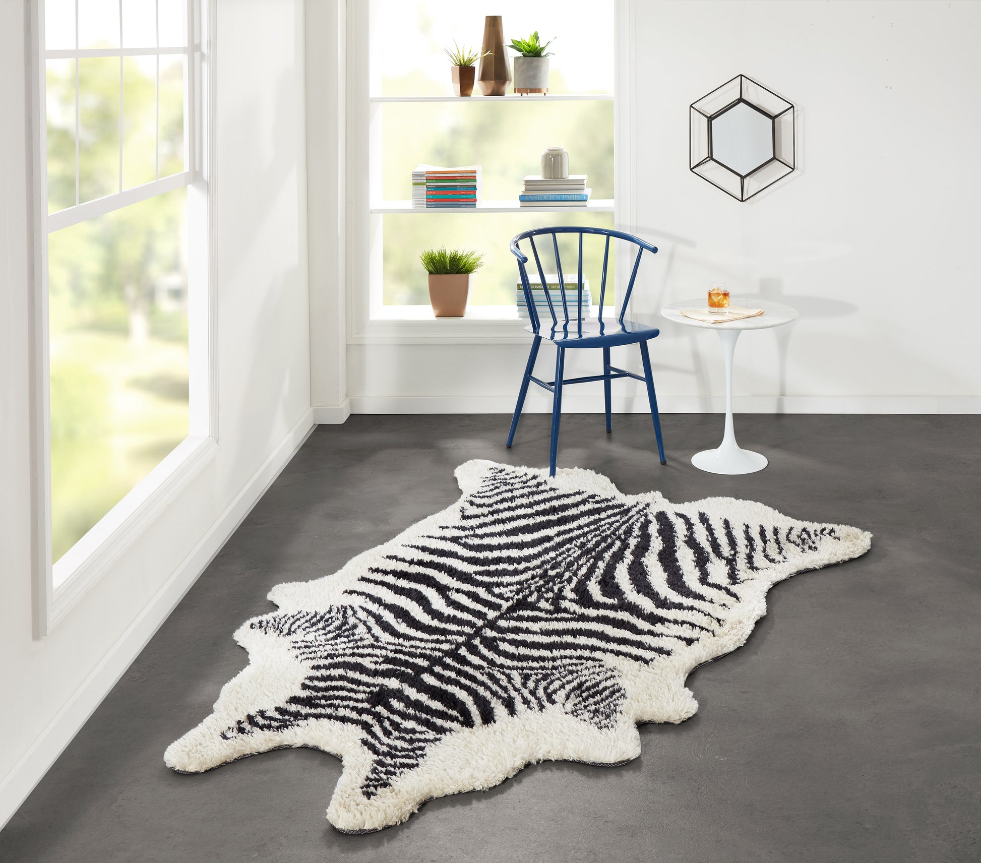 Novogratz Kalahari  Black  Contemporary