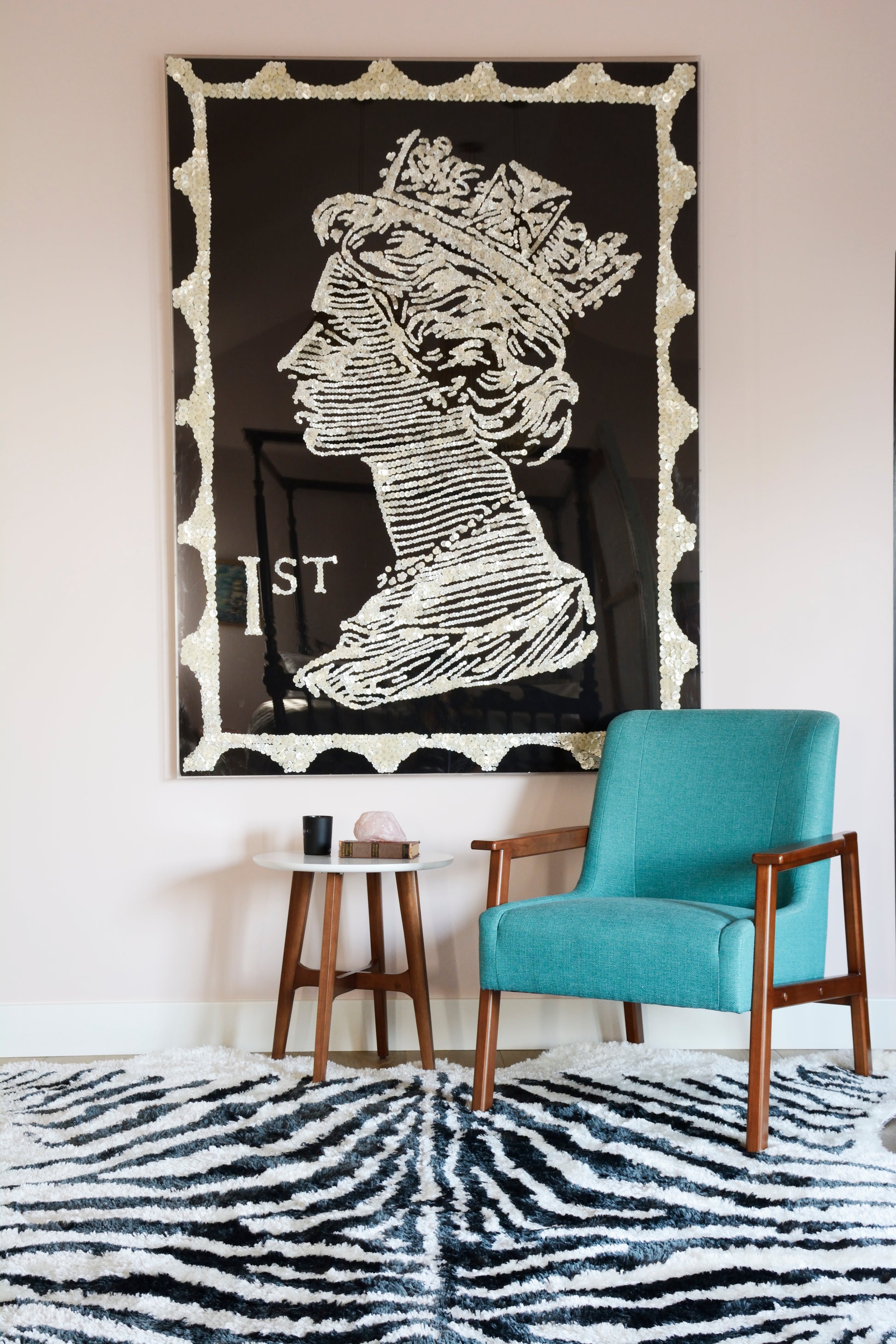 Novogratz Kalahari  Black  Contemporary