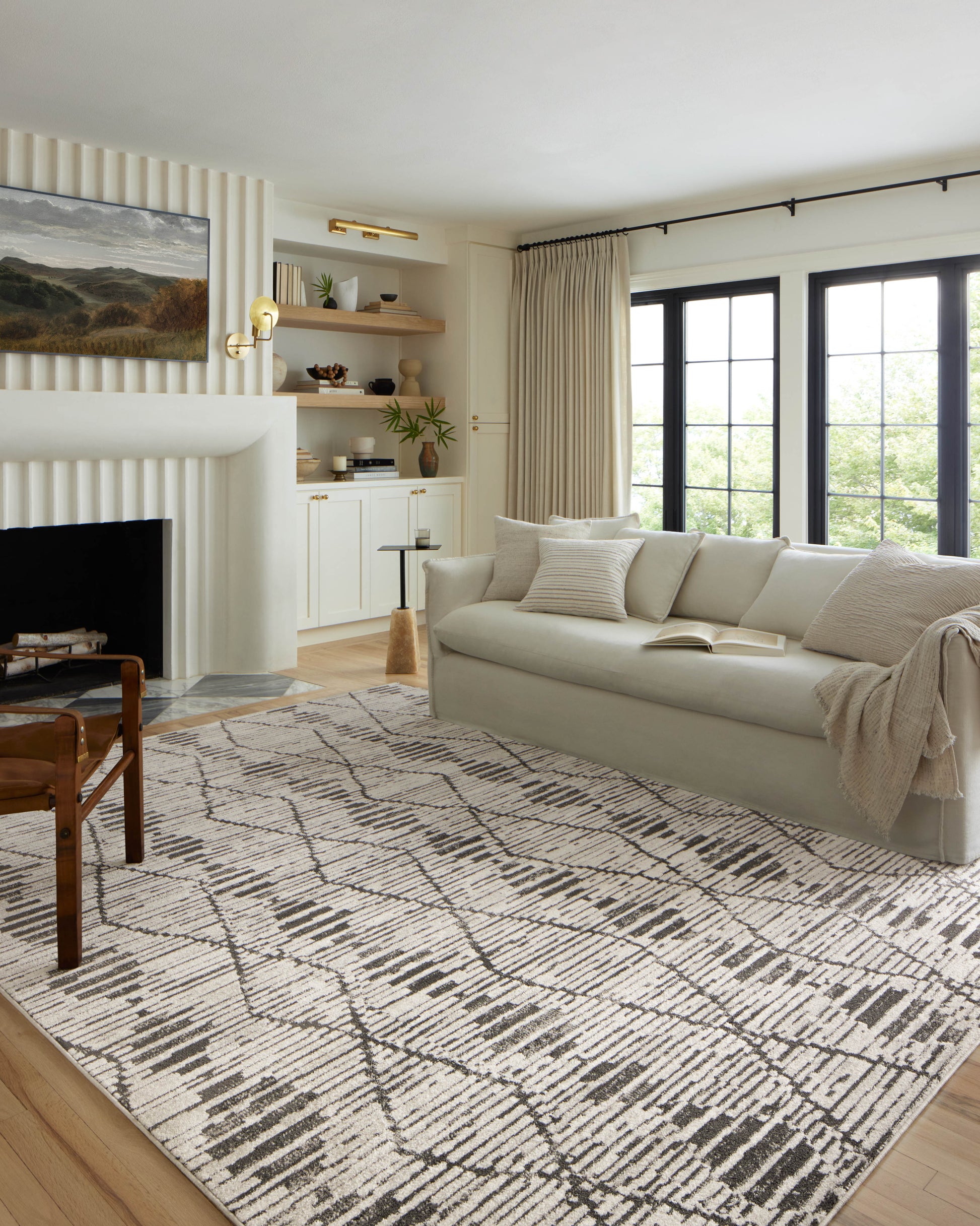 Loloi II Kamala  Charcoal Dove Transitional