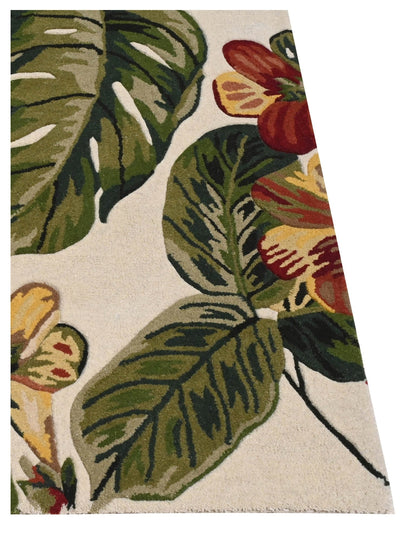 KAS Cove 3001 Ivory Florals & Tropicals Rug - Rugs - KAS - Atlanta Designer Rugs