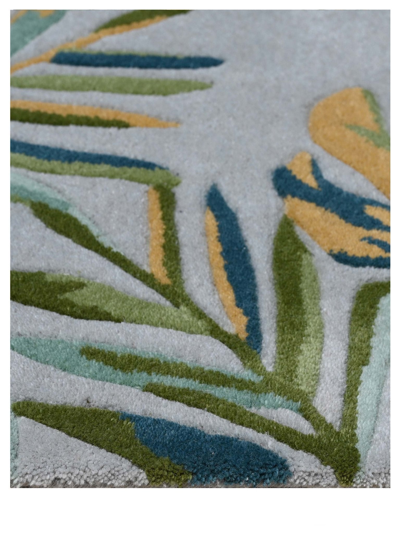 KAS Cove 3003 Grey Green Florals & Tropicals Rug - Rugs - KAS - Atlanta Designer Rugs