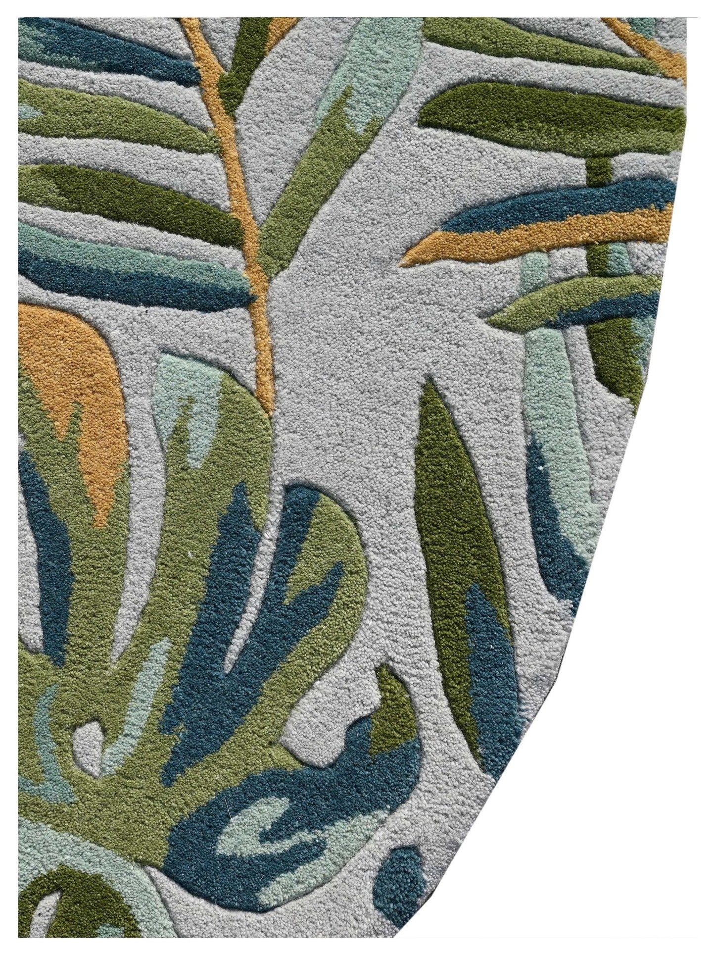KAS Cove 3003 Grey Green Florals & Tropicals Rug - Rugs - KAS - Atlanta Designer Rugs