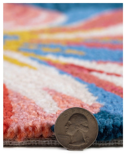 KAS Harbor 4250 Blue Indoor/Outdoor Knotted Rug - Rugs - KAS - Atlanta Designer Rugs