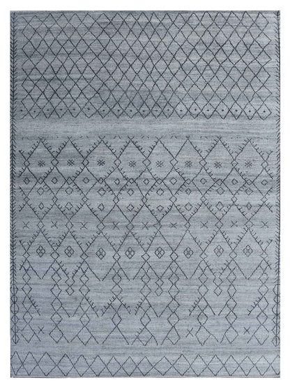 Artisan Kyra Grey Transitional Knotted Rug - Rugs - Artisan - Atlanta Designer Rugs