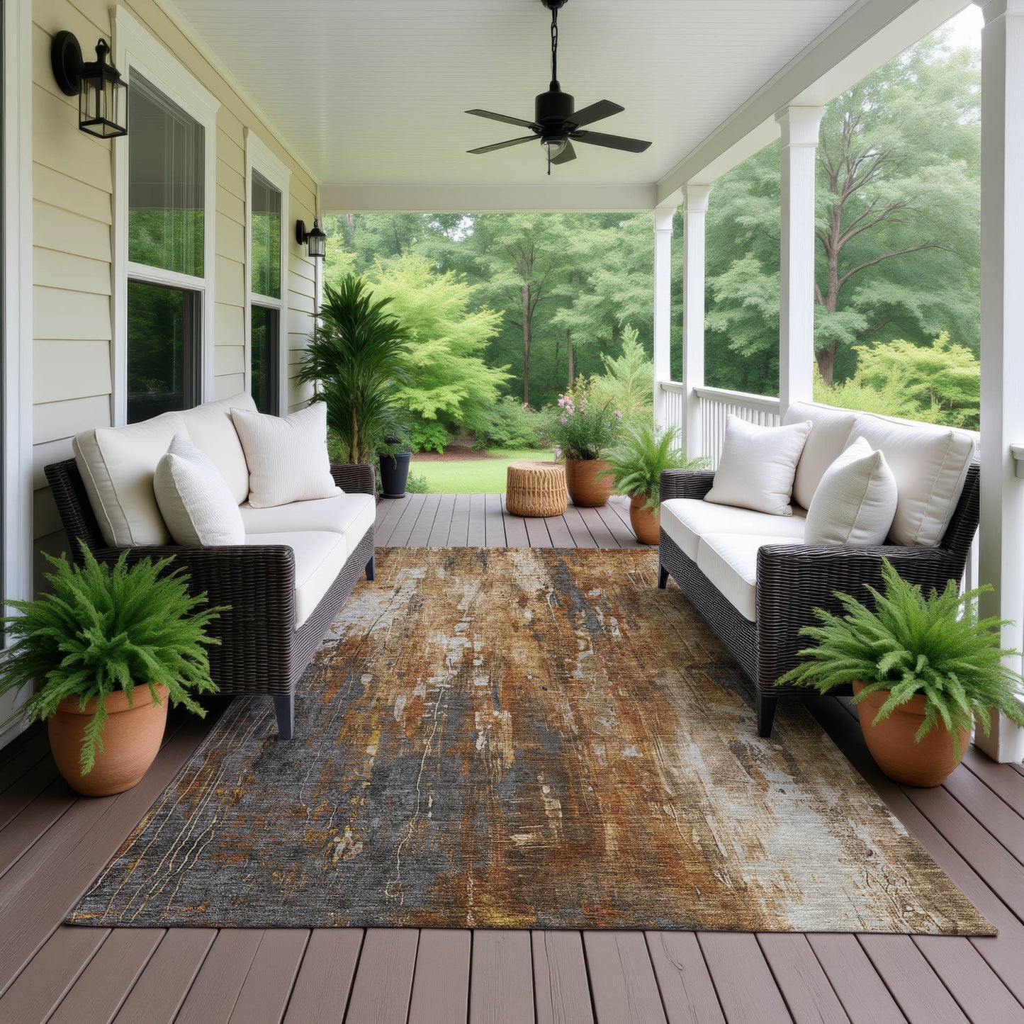 Dalyn Rugs Kochi  Rust  Transitional