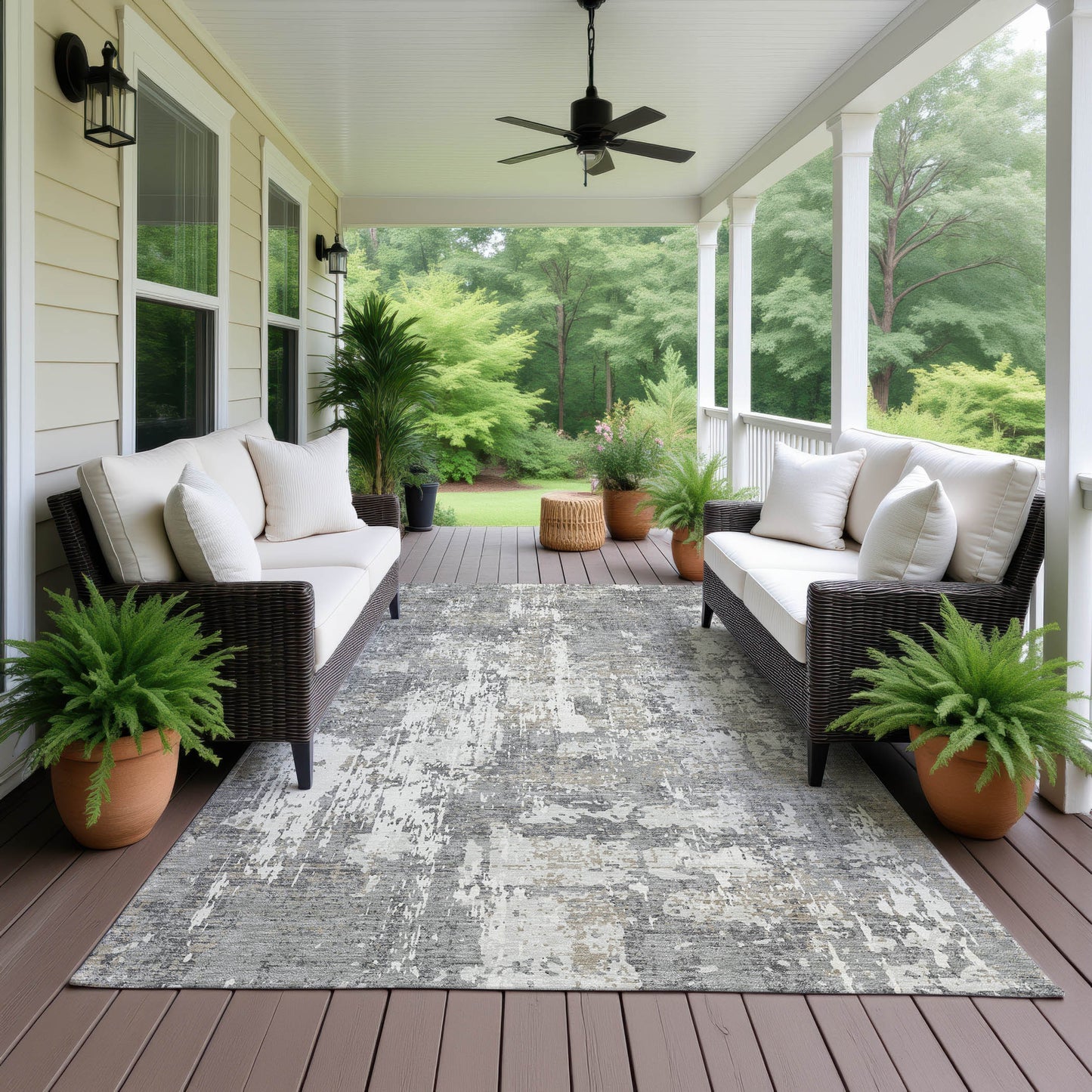 Dalyn Rugs Kochi  Gray  Transitional
