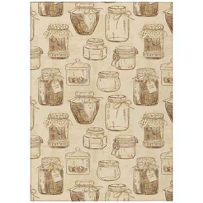 Dalyn Rugs Kendall  Parchment  Kitchen