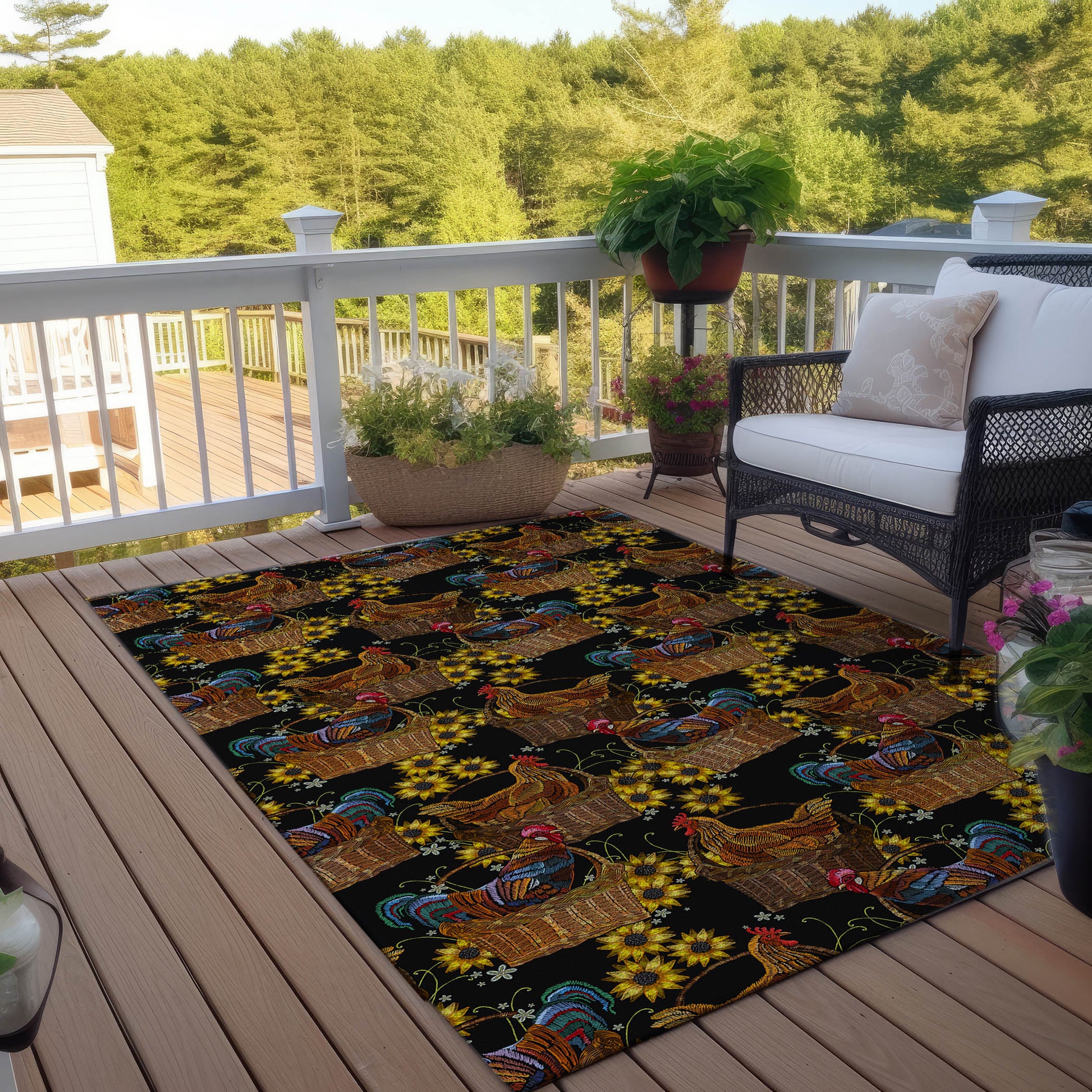 Dalyn Rugs Kendall  Black  Kitchen