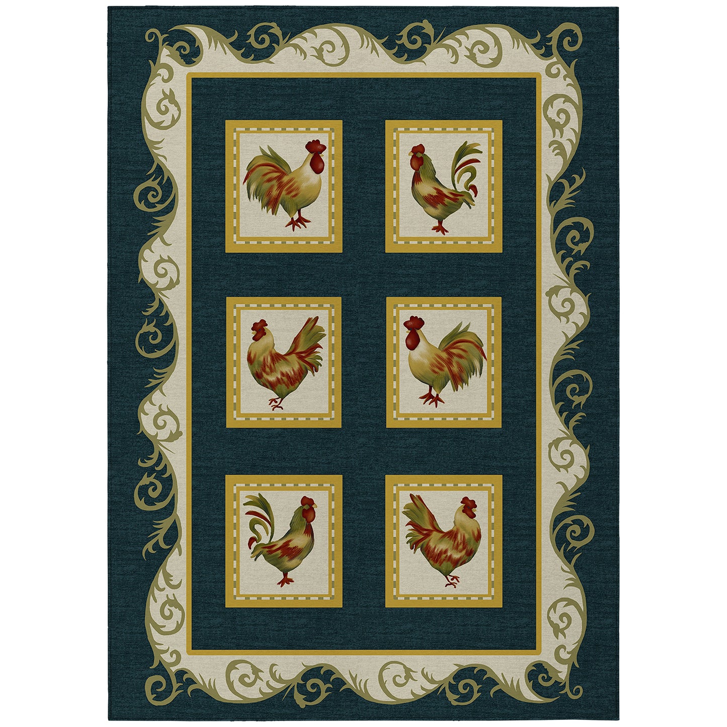 Dalyn Rugs Kendall  Black  Kitchen