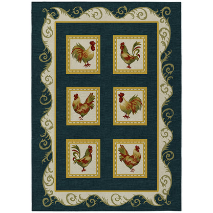 Dalyn Rugs Kendall  Black  Kitchen