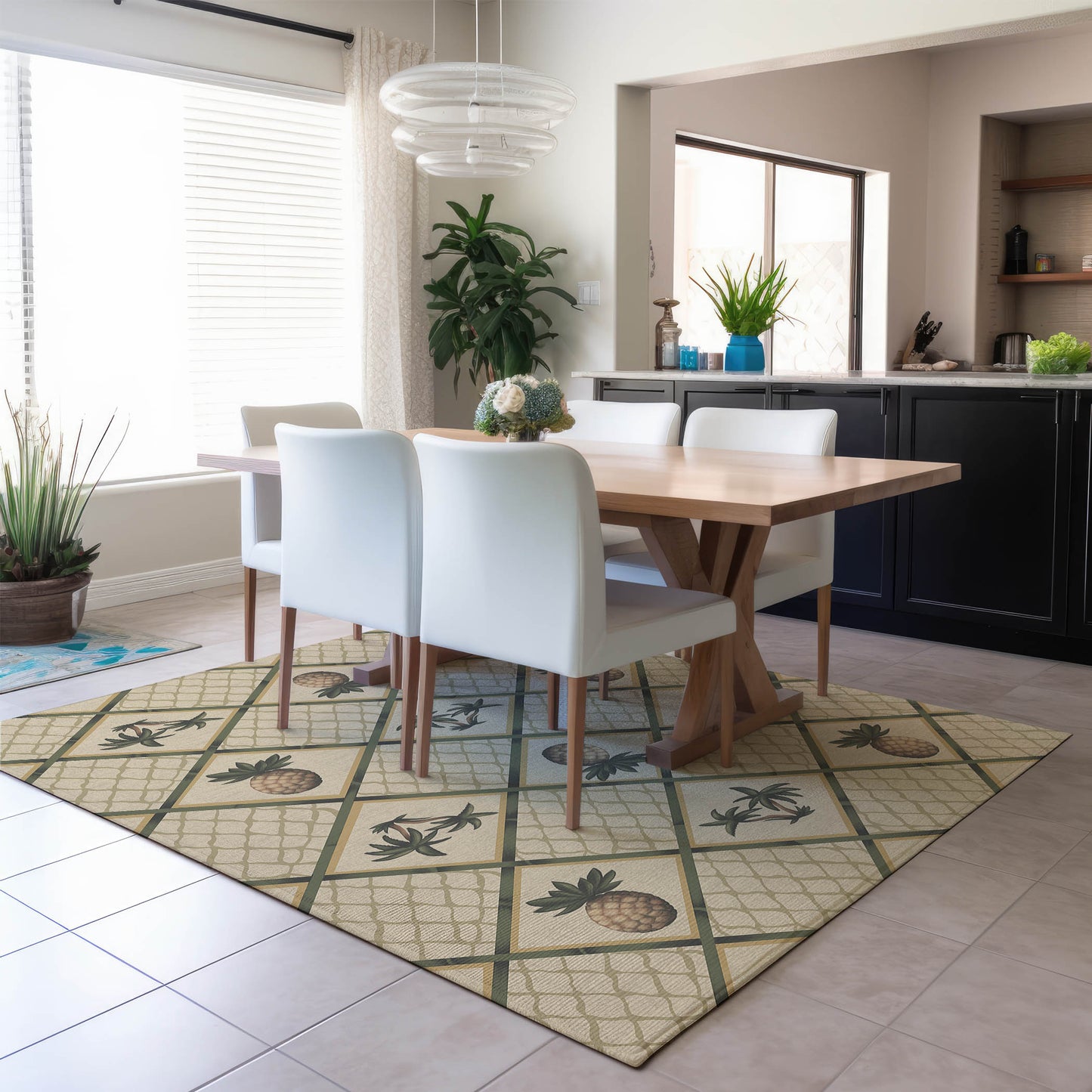 Dalyn Rugs Kendall  Beige  Kitchen