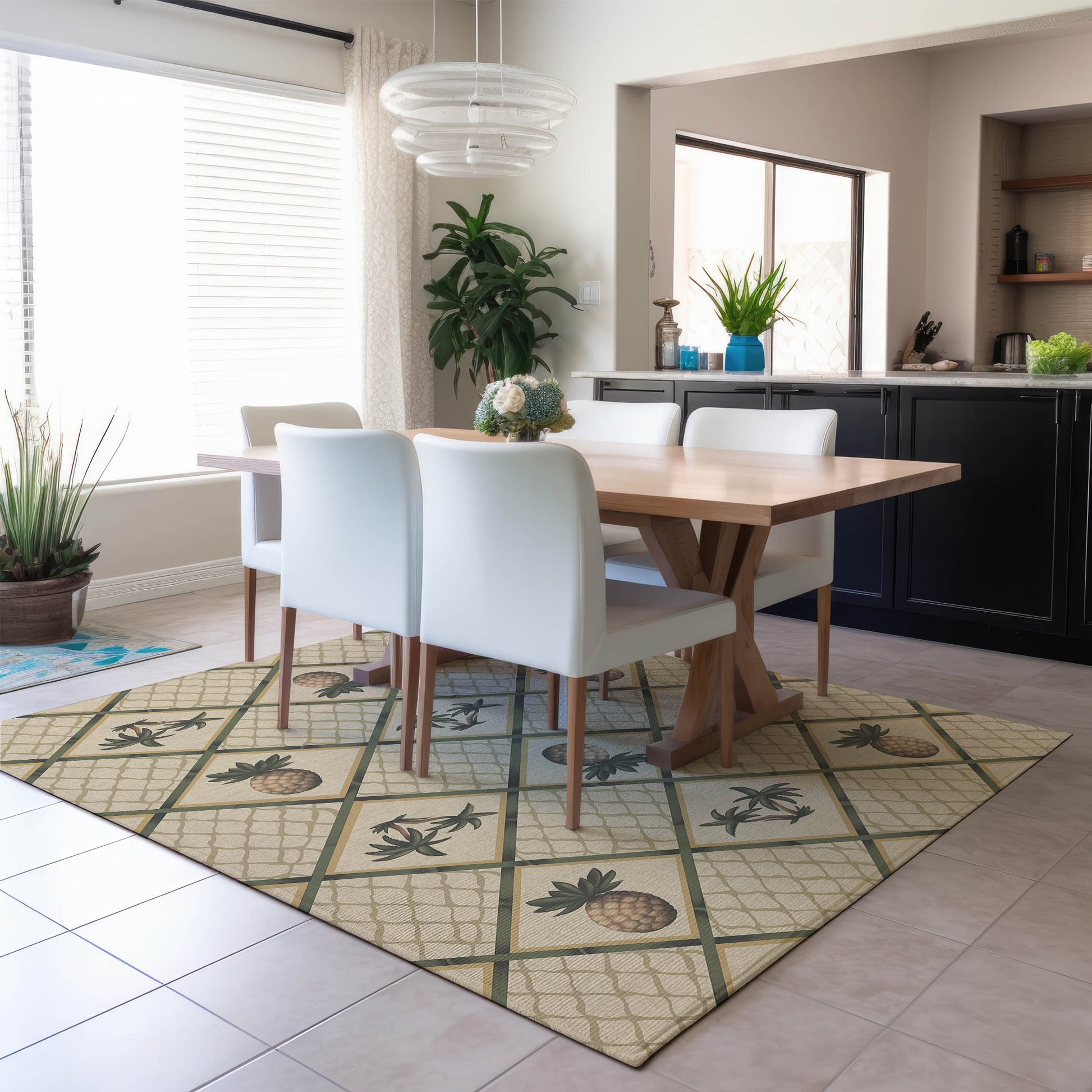 Dalyn Rugs Kendall  Beige  Kitchen