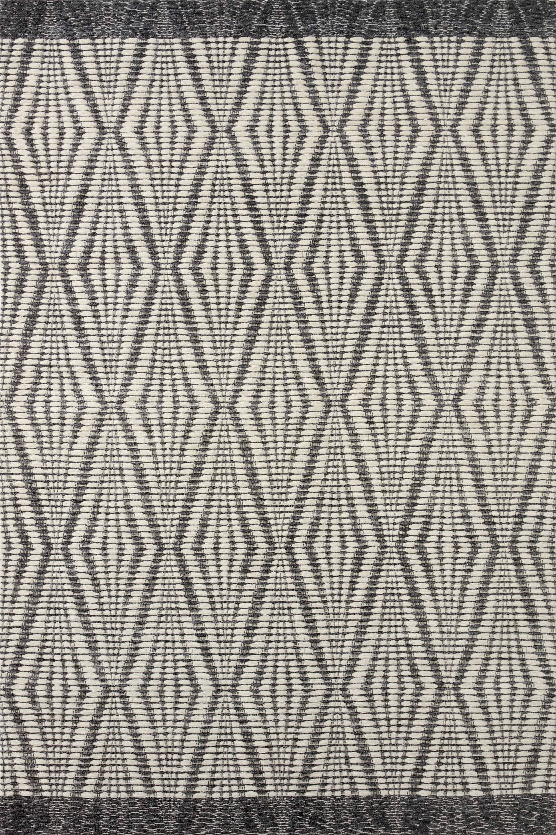 Loloi Kenzie  Ivory Charcoal Contemporary