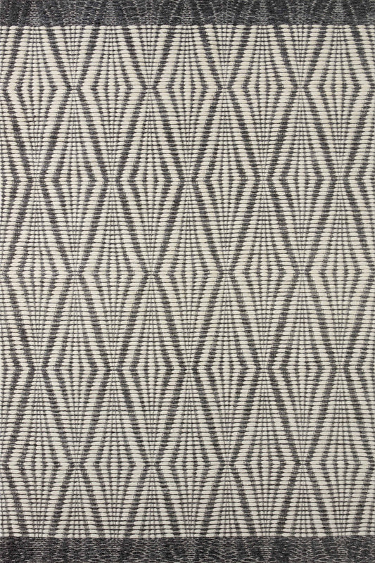 Loloi Kenzie  Ivory Charcoal Contemporary
