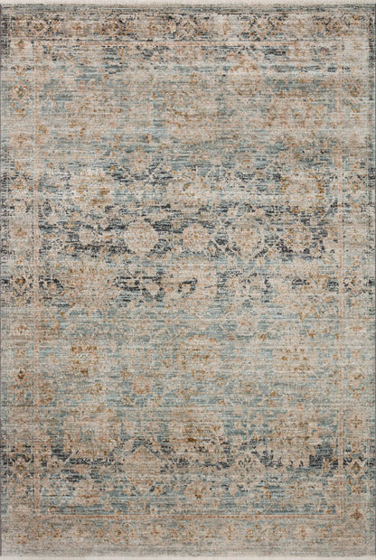 Jean Stoffer x Loloi Katherine  Ocean Coral Traditional