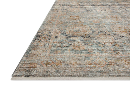 Jean Stoffer x Loloi Katherine  Ocean Coral Traditional