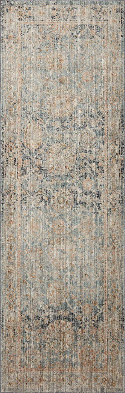 Jean Stoffer x Loloi Katherine  Ocean Coral Traditional