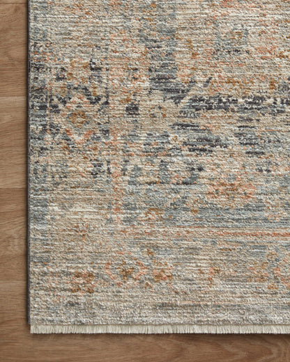Jean Stoffer x Loloi Katherine  Ocean Coral Traditional