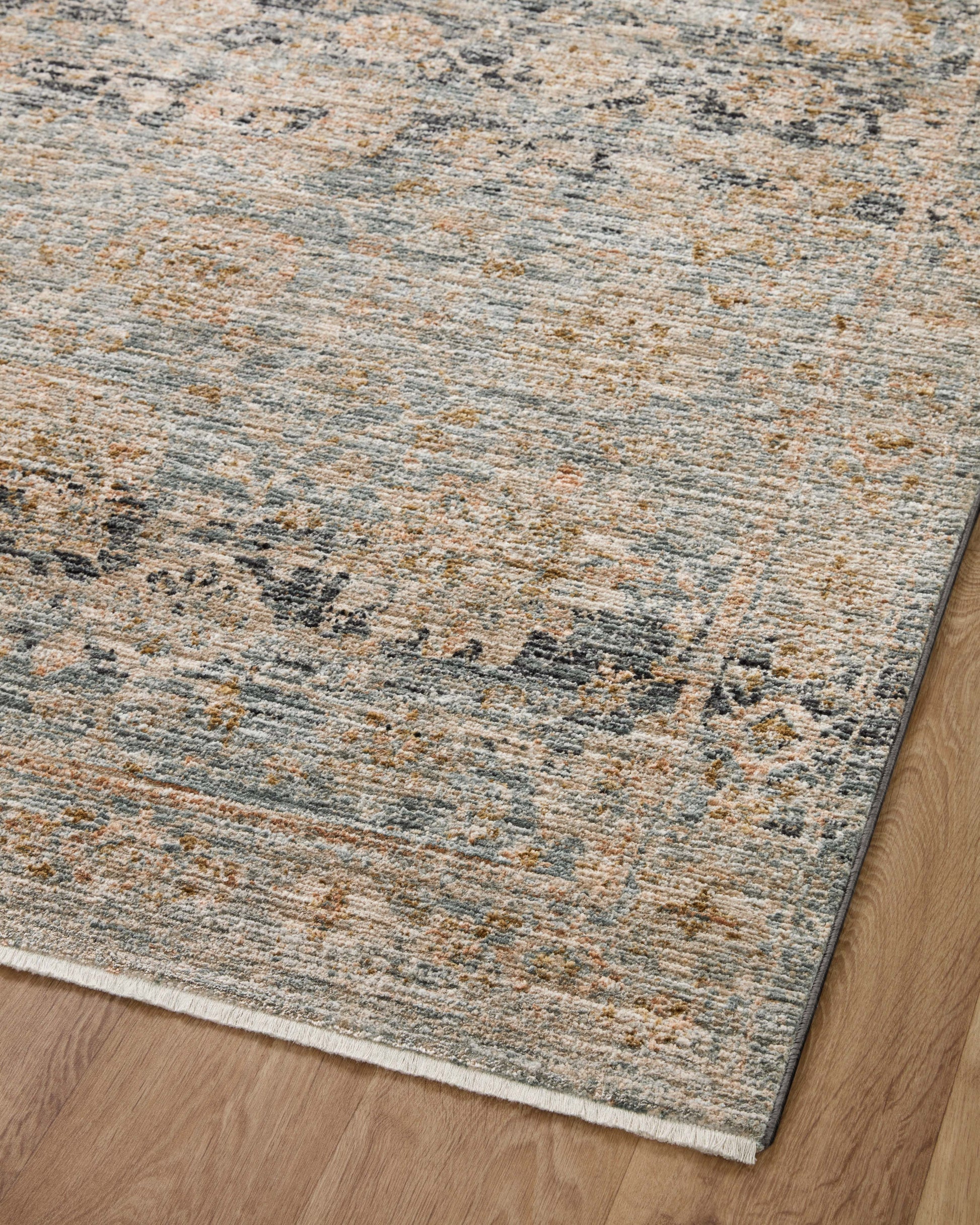 Jean Stoffer x Loloi Katherine  Ocean Coral Traditional