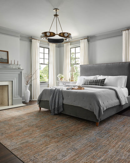 Jean Stoffer x Loloi Katherine  Copper Steel Traditional