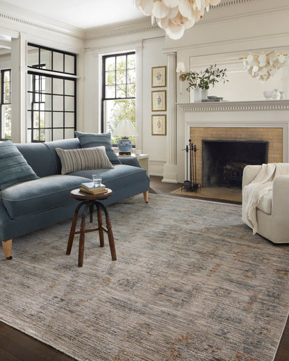 Jean Stoffer x Loloi Katherine  Pebble Ocean Traditional