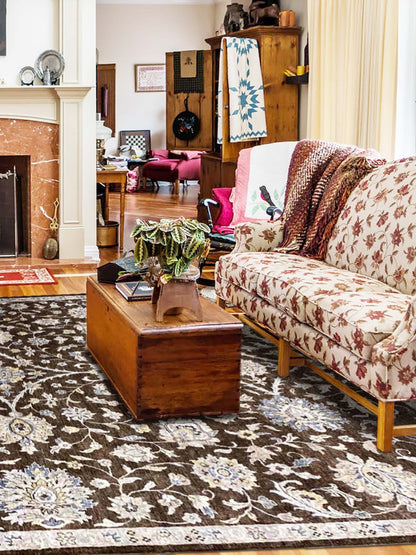 Artisan Audrey Chocolate Traditional Knotted Rug - Rugs - Artisan - Atlanta Designer Rugs