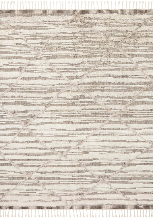 Loloi Khalid  Ivory Taupe Contemporary
