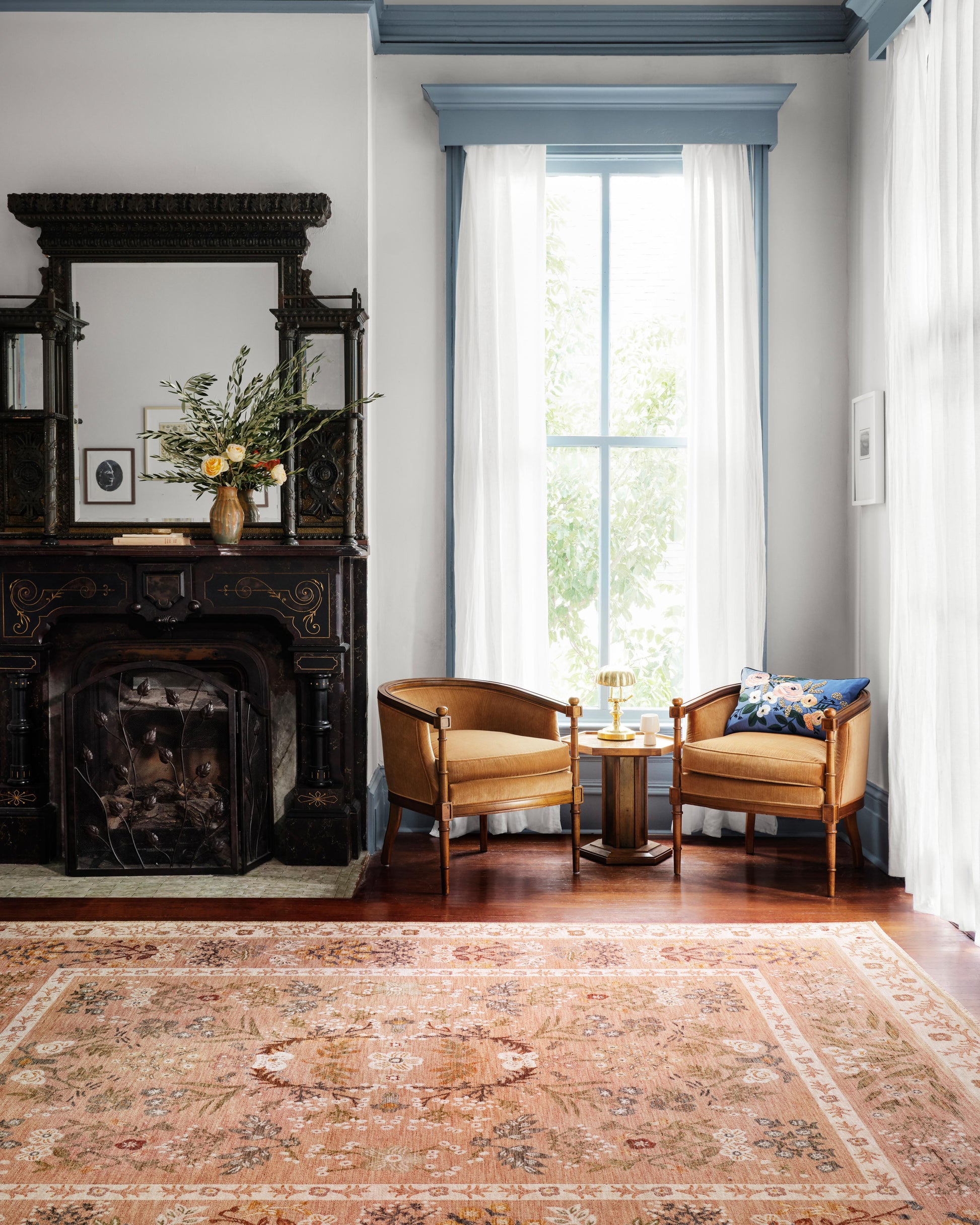 Rifle Paper Co. x Loloi Kismet  Camel  Contemporary