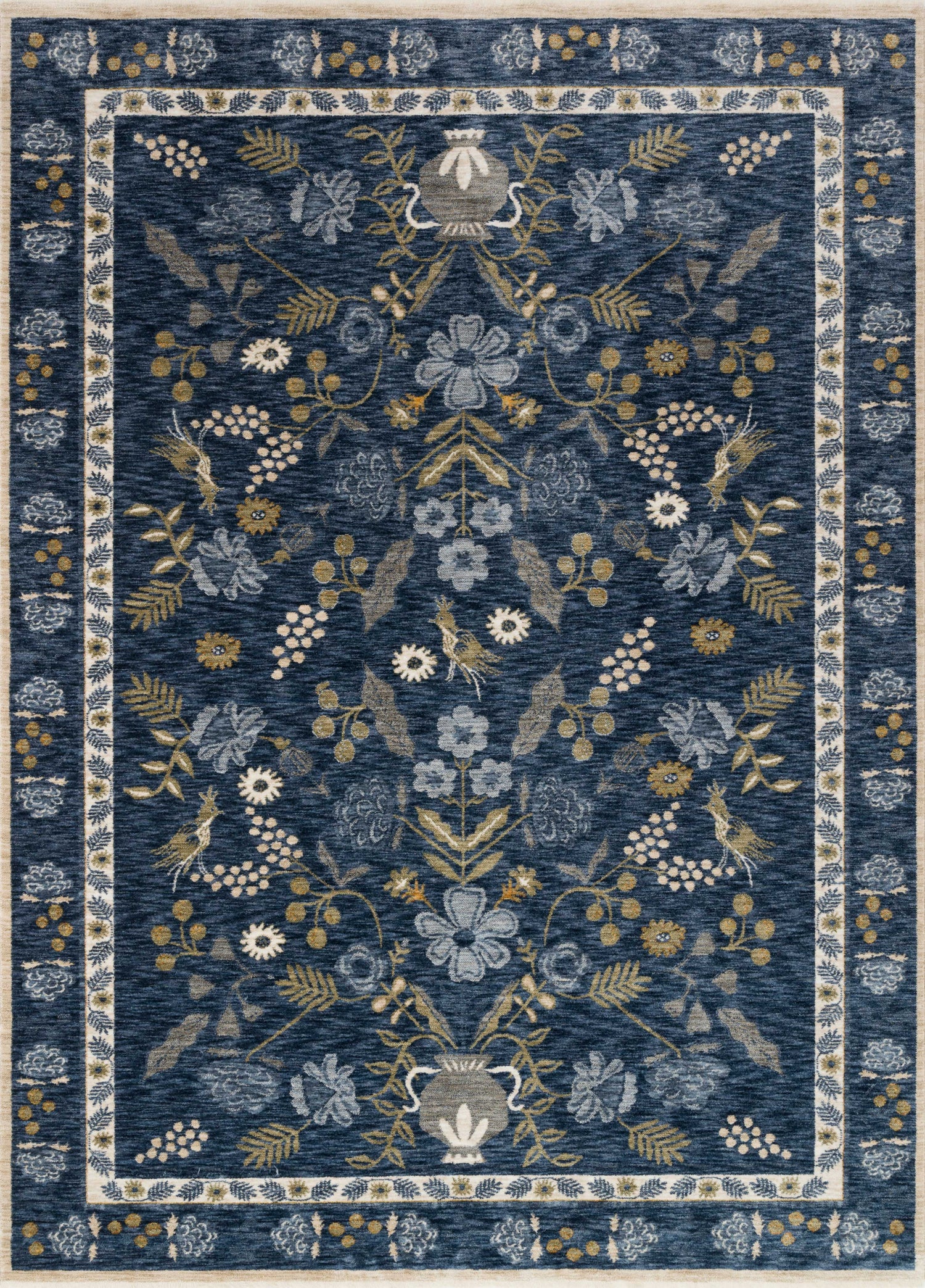 Rifle Paper Co. x Loloi Kismet  Navy  Contemporary