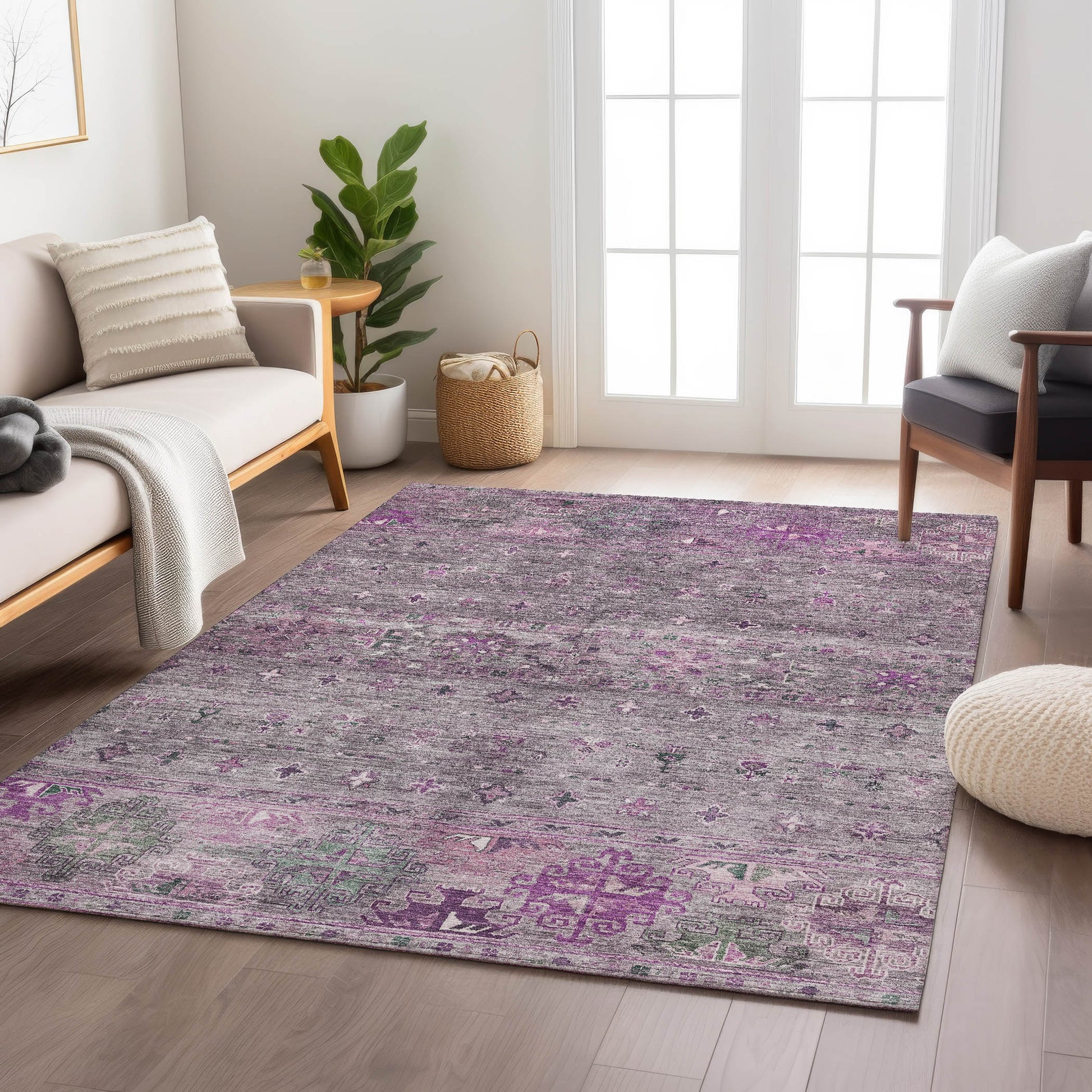 Dalyn Rugs Karaj  Purple  Traditional