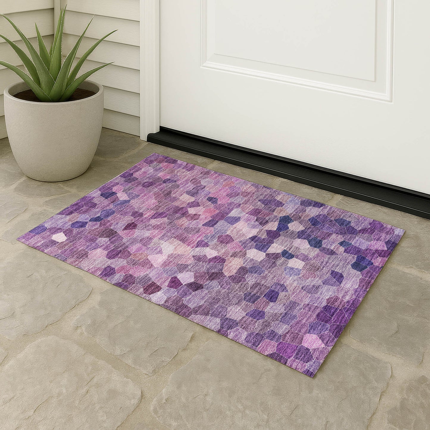 Dalyn Rugs Kaleidoscope  Plum  Transitional