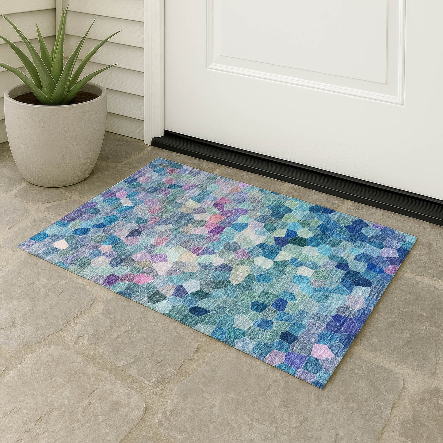 Dalyn Rugs Kaleidoscope  Turquoise  Transitional