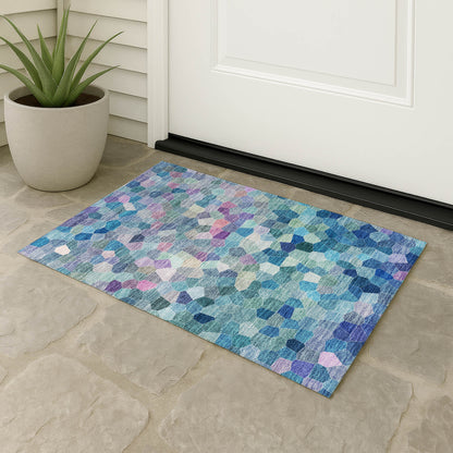 Dalyn Rugs Kaleidoscope  Turquoise  Transitional