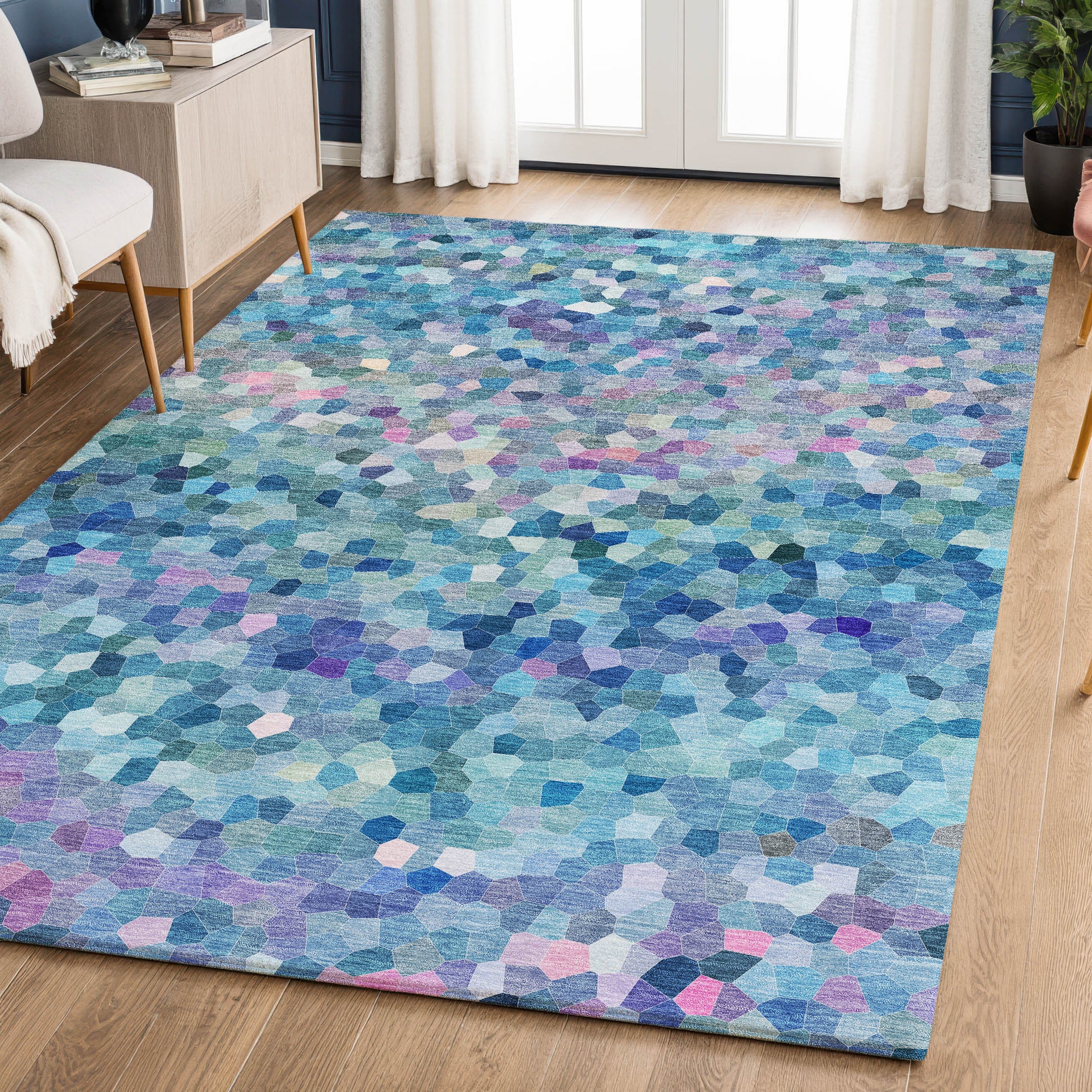 Dalyn Rugs Kaleidoscope  Turquoise  Transitional