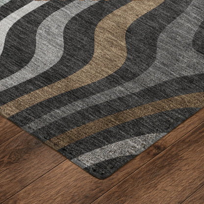 Dalyn Rugs Kenner  Black  Transitional