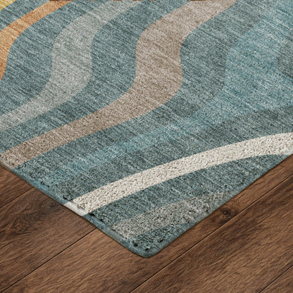 Dalyn Rugs Kenner  Teal  Transitional
