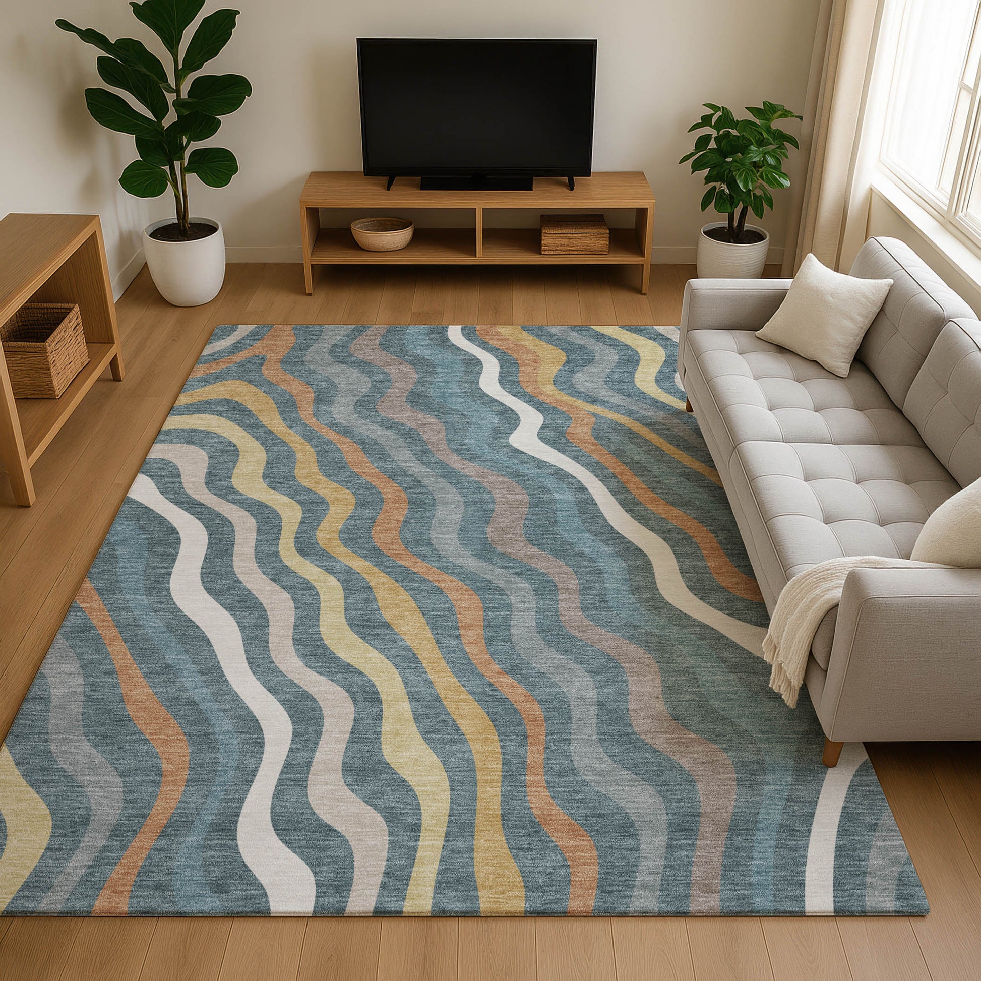 Dalyn Rugs Kenner  Teal  Transitional