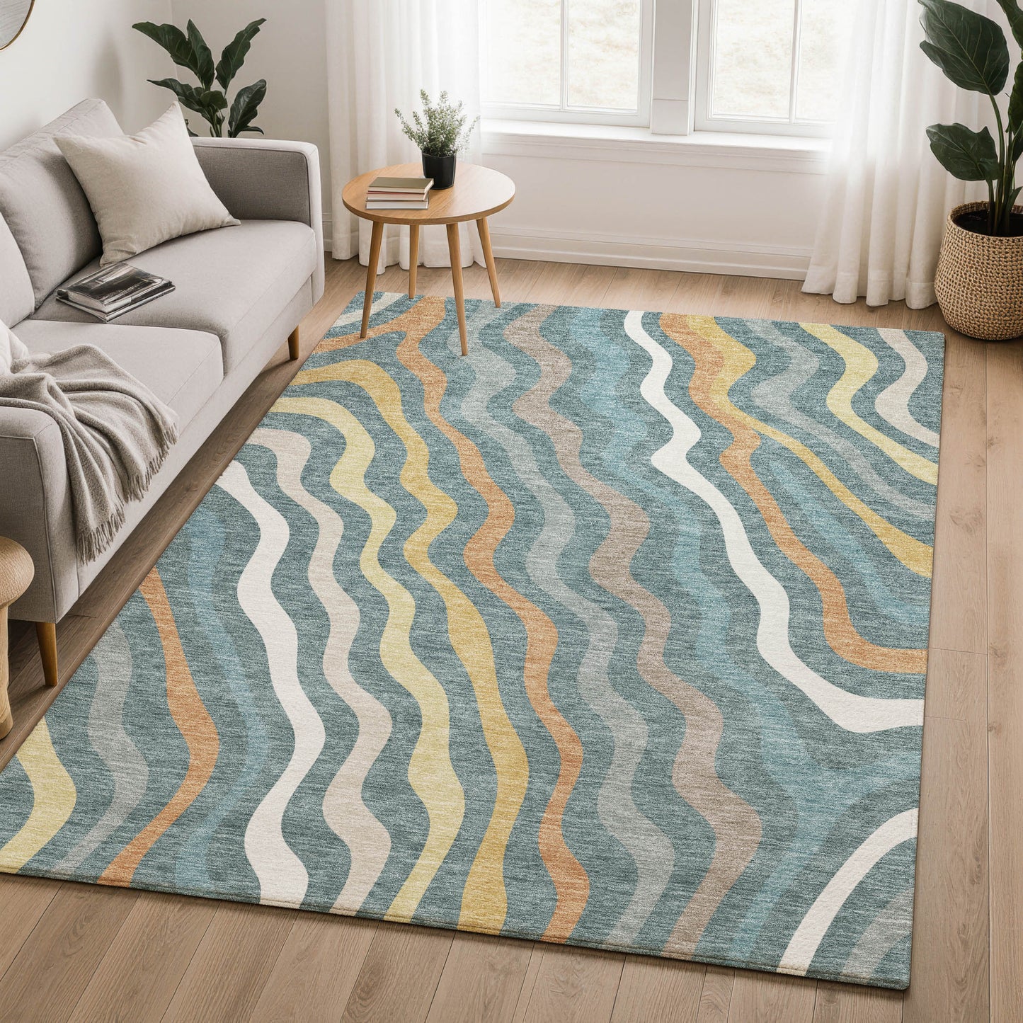 Dalyn Rugs Kenner  Teal  Transitional