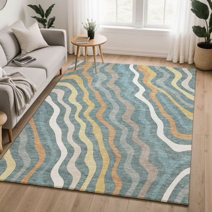 Dalyn Rugs Kenner  Teal  Transitional