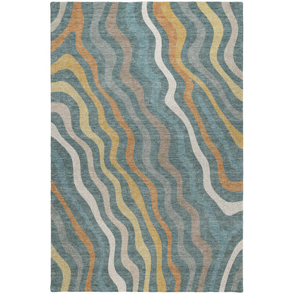 Dalyn Rugs Kenner  Teal  Transitional
