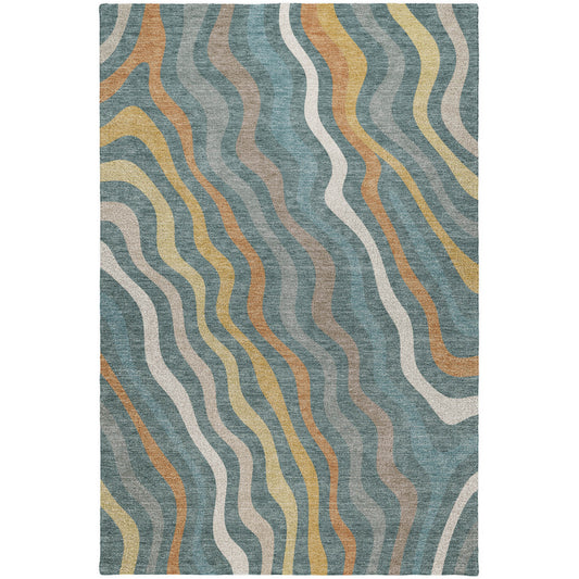 Dalyn Rugs Kenner  Teal  Transitional