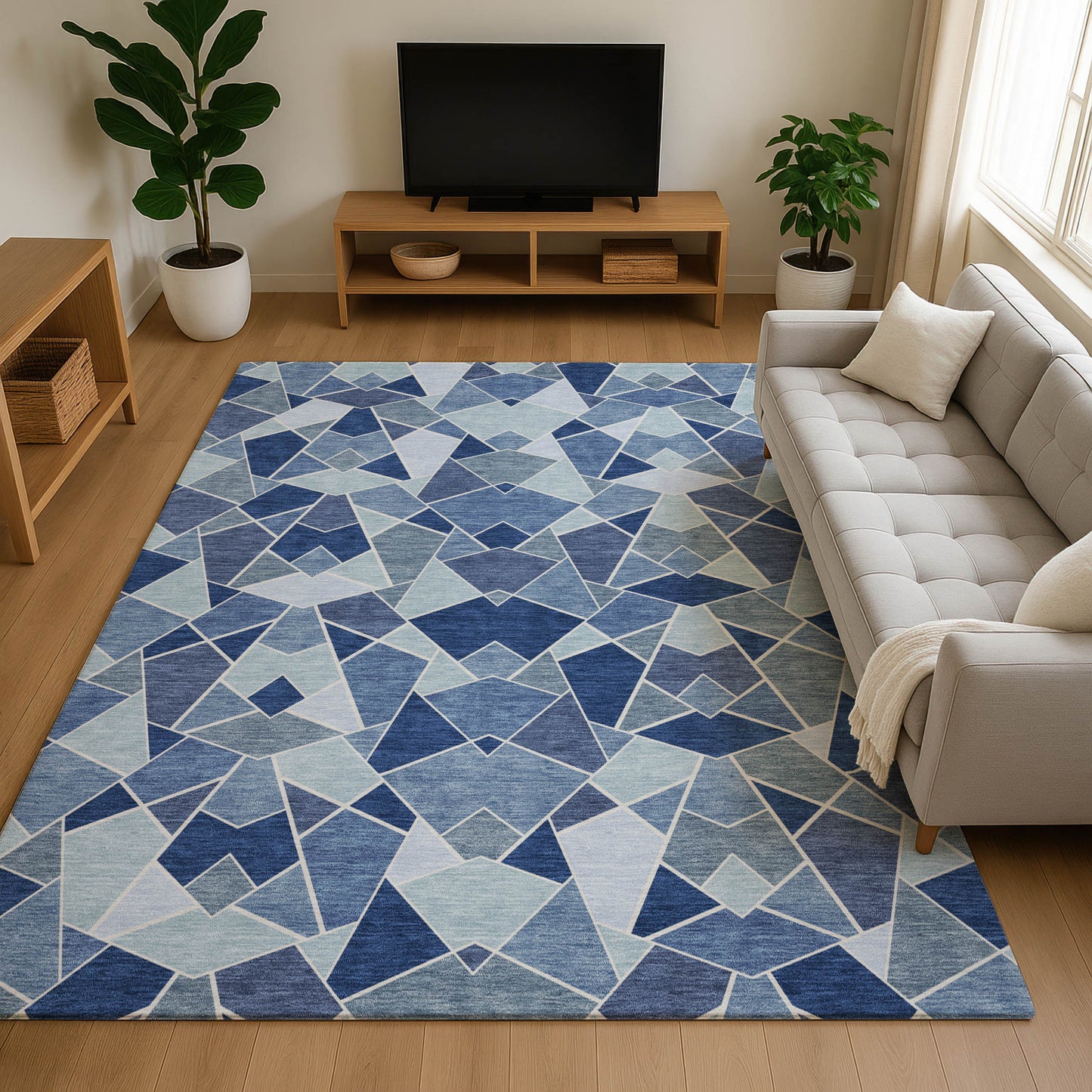 Dalyn Rugs Kenner  Denim  Transitional