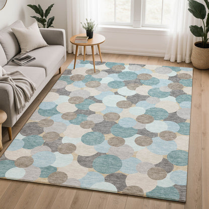 Dalyn Rugs Kenner  Turquoise  Transitional
