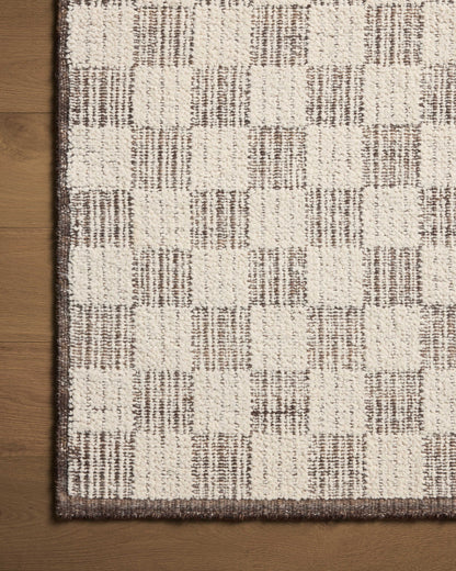 Brigette Romanek x Loloi Knox  Ivory Mocha Contemporary