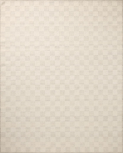 Brigette Romanek x Loloi Knox  Ivory Silver Contemporary